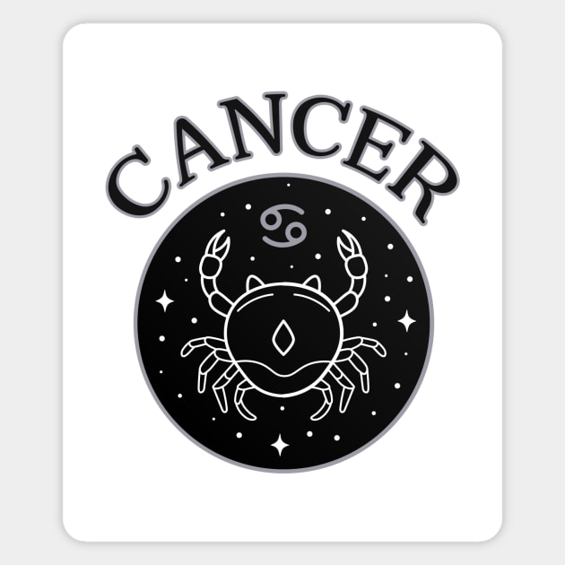 Cancer Star Sign Zodiac Horoscope Cheeky Witch® Magnet by Cheeky Witch